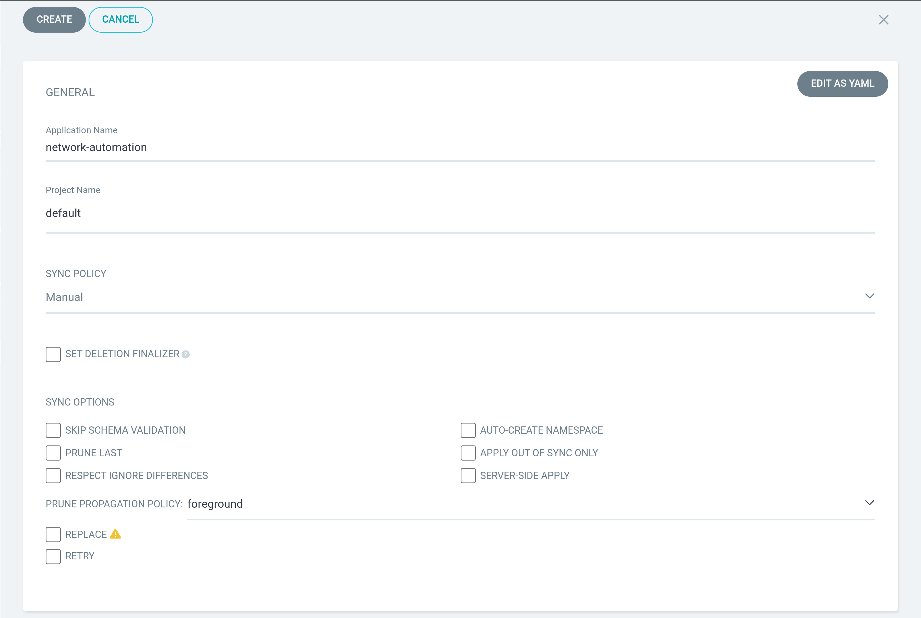 Create New App Name