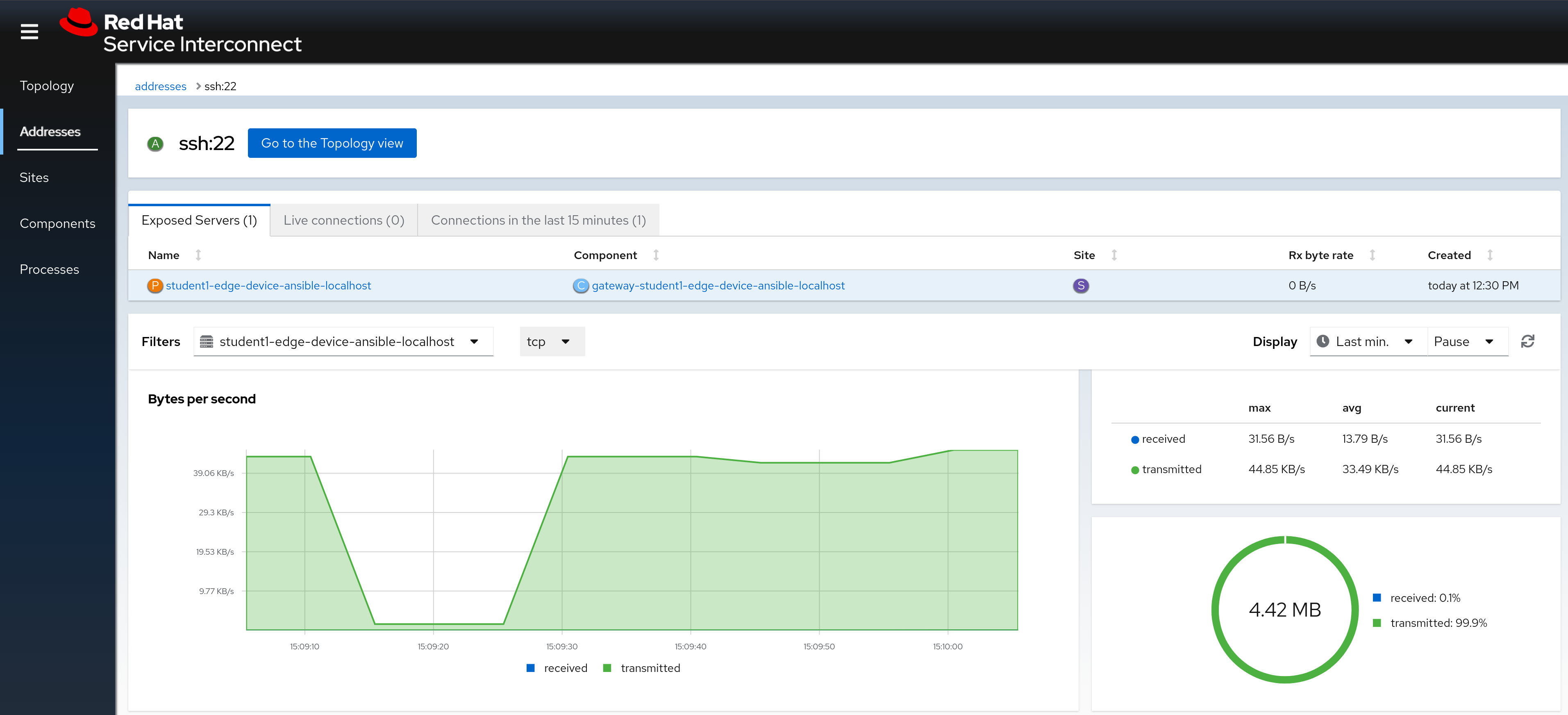 RHSI Traffic Graph