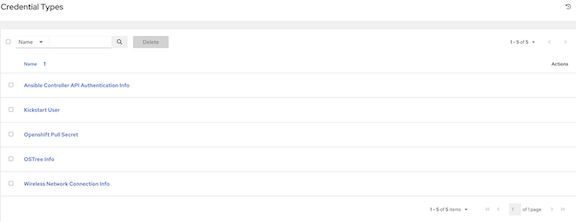 Custom Credential Types