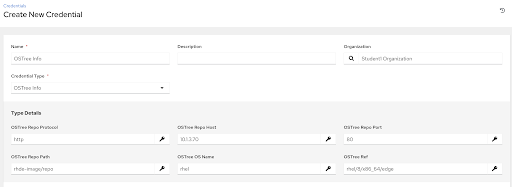 OSTree Info Credential