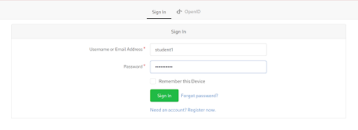 Gitea Login Page