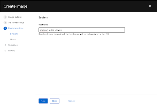 Hostname Customization